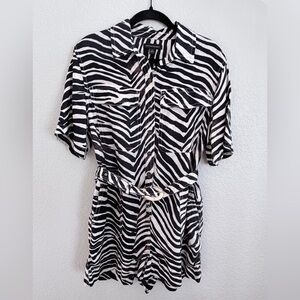 Banana Republic Safari linen romper